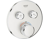 Baterie Dus Incastrata Cu Termostat Grohe Grohterm Smartcontrol 29119dco Inox