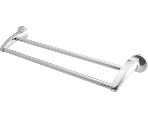 Suport Prosop Baie Bisk Ontario, Tip Bara, 2 Brate, 46 Cm, Crom