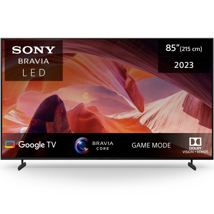 Televizor Sony BRAVIA LED 85X80L, 215 cm, Smart Google TV, 4K Ultra HD, Clasa F