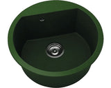 Chiuveta Bucatarie Rotunda FAT Avangard 223 Ø51 cm, Marmura Compozita Granit Verde