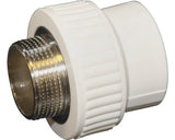 Racord Ppr Alb Cu Filet Metalic Exterior 40x1 1/4”