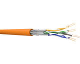Cablu Retea Date Stp Cat 4pr Awg23/1 Draka Portocaliu, Inel 50m
