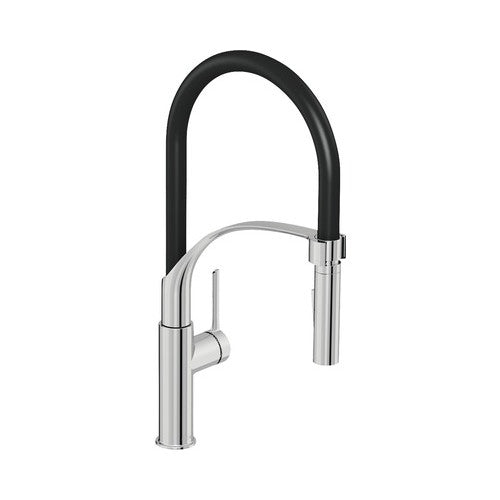 Baterie bucatarie Trent cu pipa flexibila, crom