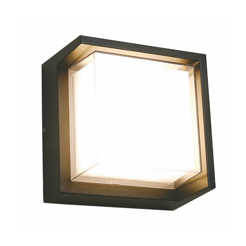 Aplica, Top Light, Metal/Plastic, LED, 8W, 230V, Antracit