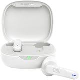 Casti audio in-ear JBL Wave Flex, True Wireless, Bluetooth, Deep Bass, Alb
