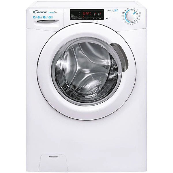Masina de spalat rufe Slim Candy CSO44 1285TE, 8 kg, 1200 RPM, Clasa D, Wi-Fi, Bluetooth, Active Motion Systems, Alb