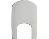 Capac bideu Gala Smart duroplast, inchidere simpla, alb 50x36 cm