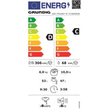 Masina de Spalat Rufe Frontala cu Uscator GRUNDIG GW7P510447W, HomeWhiz, 10/6 kg, 1400rpm, Clasa C/D, Alb