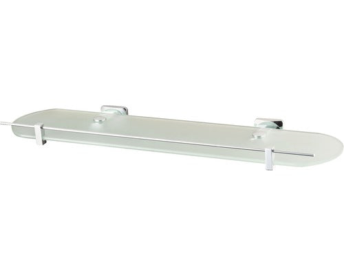 Etajera baie din sticla Bisk Ice 52x15x5,5 cm