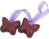 Magneti Decorativi Butterfly Pentru Perdea - Cu Panglica De Fixare, Mov/rosu, Set 2 Buc