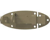 Zavor Metalic Universal Alberts Duravis 90x44 Mm, Blocare Cu Lacat, Otel Zincat Maro Deschis