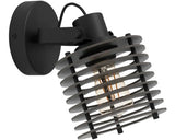 Spot lampa,EGLO, 900739, SEGOVIA, E27, 1X40W, IP20, negru