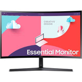 Monitor Gaming curbat LED VA SAMSUNG LS24C362EAUXEN, 23.8", Full HD, 75Hz, FreeSync, Negru, Clasa F