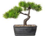 Planta Artificiala Bonsai Zada In Ghiveci 23x25 Cm Verde