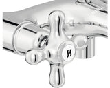 Baterie cada cu dubla comanda AVITAL Tweed aerator M28 Obertain ceramic 1/2” crom