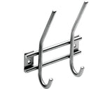 Cuier De Perete Cu 2x2 Carlige Hettich Modern 140x165x55 Mm, Otel Inoxidabil