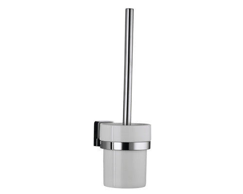 Perie WC REIKA cu suport Ovaro magnetic, Alb