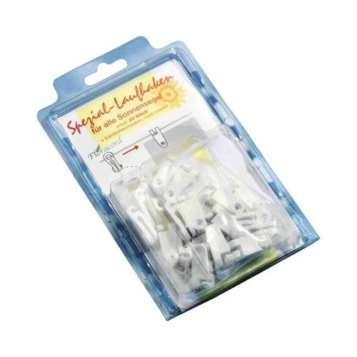 Set 20 bucati de carlige culisante si suruburi din otel inoxidabil, pentru copertine si marchize