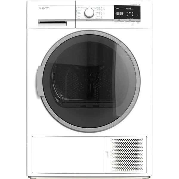 Uscator de rufe SHARP KD-GHB9S7GW2-EE, Pompa de caldura 9 kg, 15 programe, Clasa A++, Alb