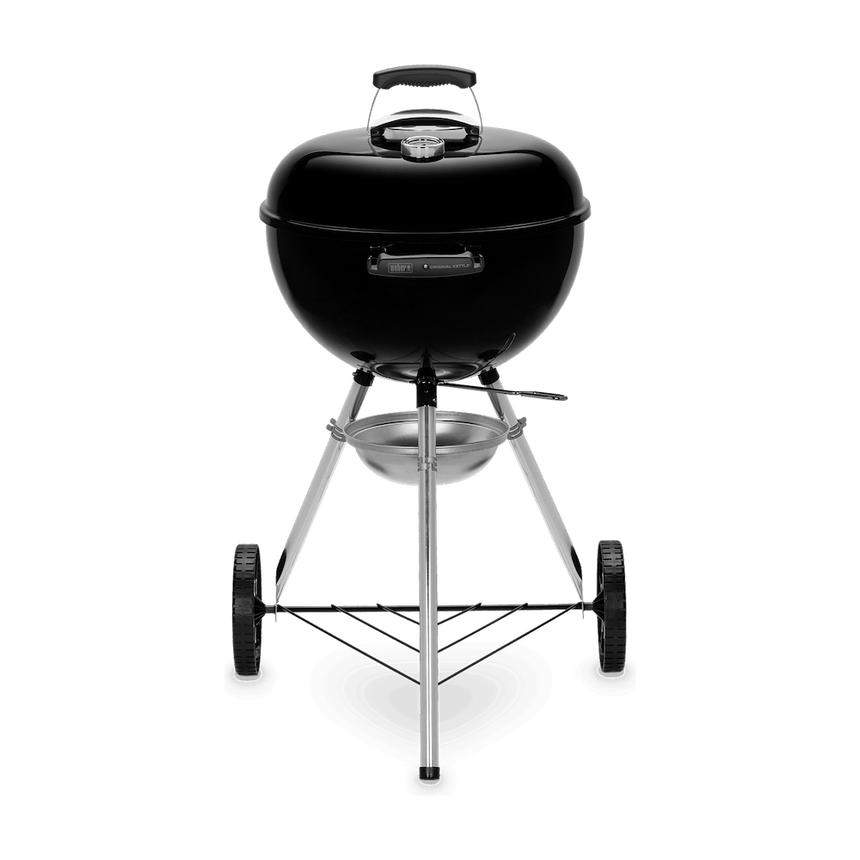 Gratar carbuni Weber Original Kettle E-4710, termometru incorporat in capac, 47 cm, Negru