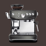 Espressor Manual SAGE Barista Touch Impress SES876BST, 2l, 1850W, 15 bar, Sistem Termic Thermocoil, Gri Inchis-Negru