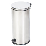 Cos gunoi rotund cu pedala Casa Plastor Promo, inox, 30L