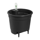 Insert de auto-udare cu gauri de drenaj pentru o masca de ghiveci cu diametrul de 44cm, culoarea neagra