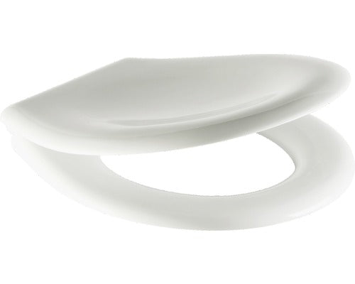Capac WC ADOB Premium Soft cu burete, inchidere simpa, alb 44,5x37 cm