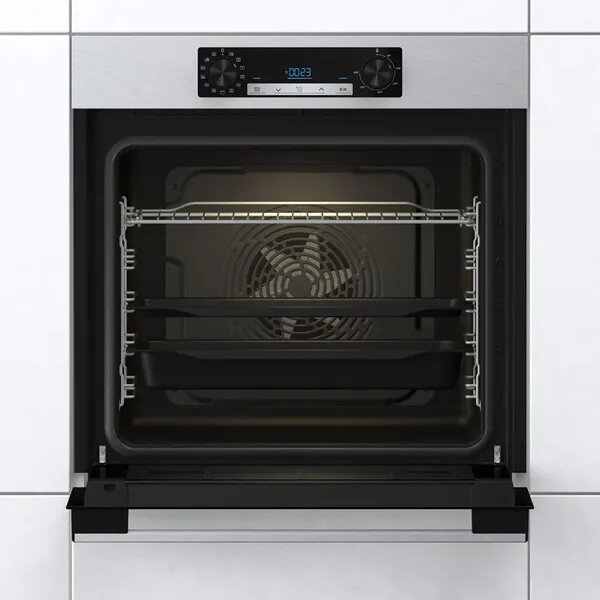 Cuptor Incorporabil HISENSE BSA65211CX, Electric, Autocuratare Aqua Clean, 77 l, Clasa A, Inox