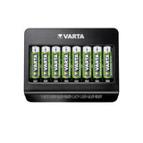 Set Incarcator Mega, LCD, Varta, Charger 57681, AA/AAA si 8x acumulator R2U, AA, R6, 2100mAh, Negru