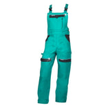 Pantaloni de lucru verzi 100% bumbac cu pieptar, Ardon COOL TREND 52 VERDE
