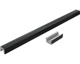 Prag Cabina Dus Drept din Marmura Compozita 180 cm Granit Negru