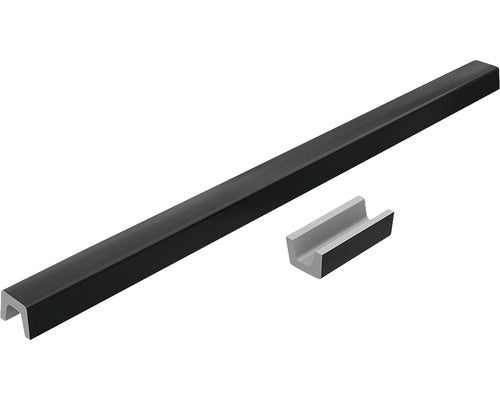 Prag Cabina Dus Drept din Marmura Compozita 180 cm Granit Negru