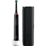 Periuta de dinti electrica Oral-B Pro 3 Cross Action, Curatare 3D, 3 programe, 1 capat, Trusa de calatorie, Negru