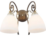 Aplica In Jos Nobile E27 Max. 2x40w, Maro Antic
