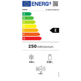 Combina frigorifica SHARP SJ-BA31DHDAE-EU, AdvancedNoFrost, Dozator Apa, 331 l, H 186 cm, Clasa E, Negru
