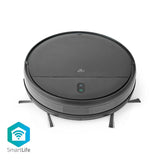 Robot de aspirare, Nedis, 0.2 l, Filtru HEPA, Negru