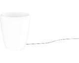 Lampa de terasa, Nowodvorski, model FLOWERPOT S, plastic, alb, 41x35x35cm, fara bec