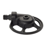 Aspersor universal stationar rotund Fiskars 1023663, corp din metal, rezistent la rugina