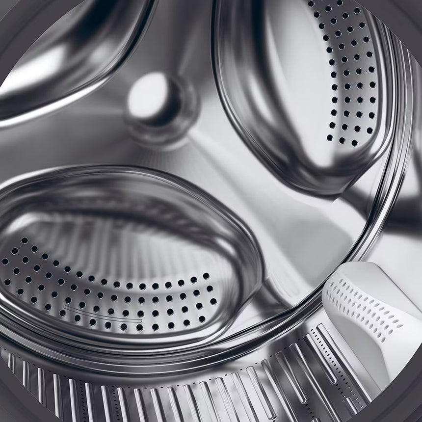 Masina de spalat rufe frontala HAIER HW80-B14939S8, Steam, 8 kg, 1400rpm, Clasa A, Alb