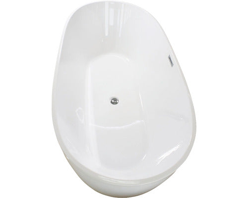 Cada de Baie Ovala Freestanding Egg Eco 80x170x60 cm Acril Alb