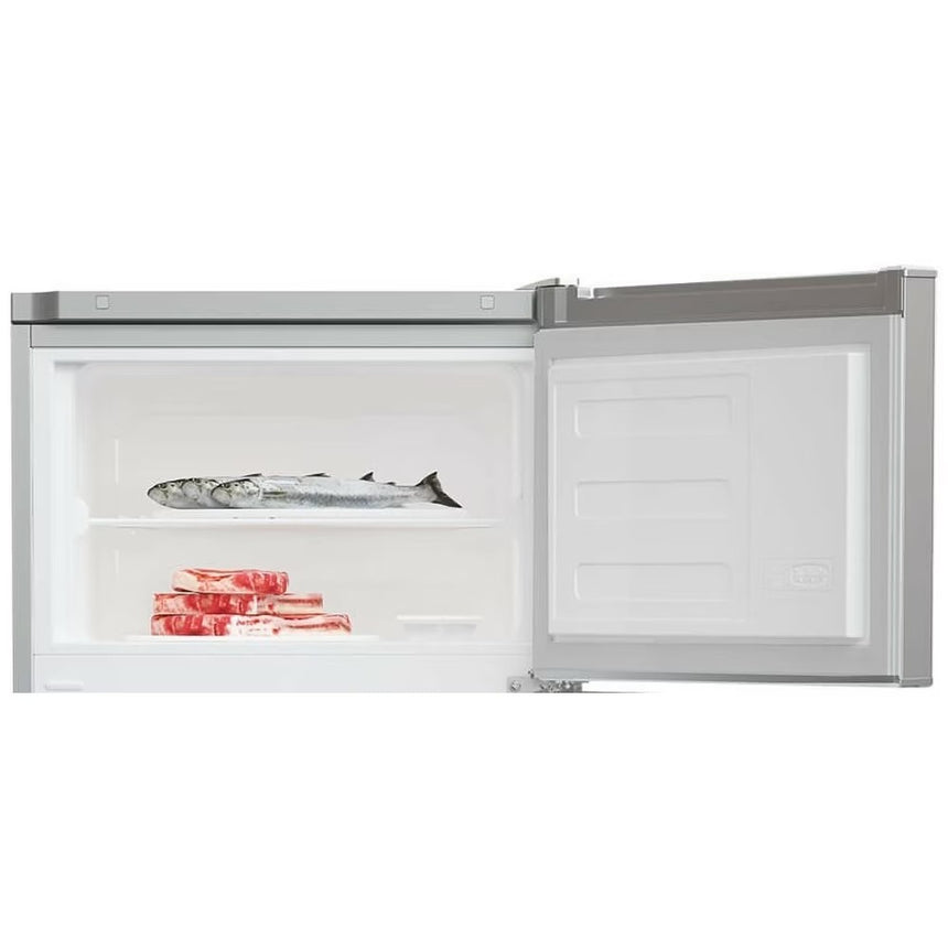 Frigider cu doua usi Arctic AD54280M40S, 250 l, Clasa E, Garden Fresh, Iluminare LED, H 160.6 cm, Argintiu