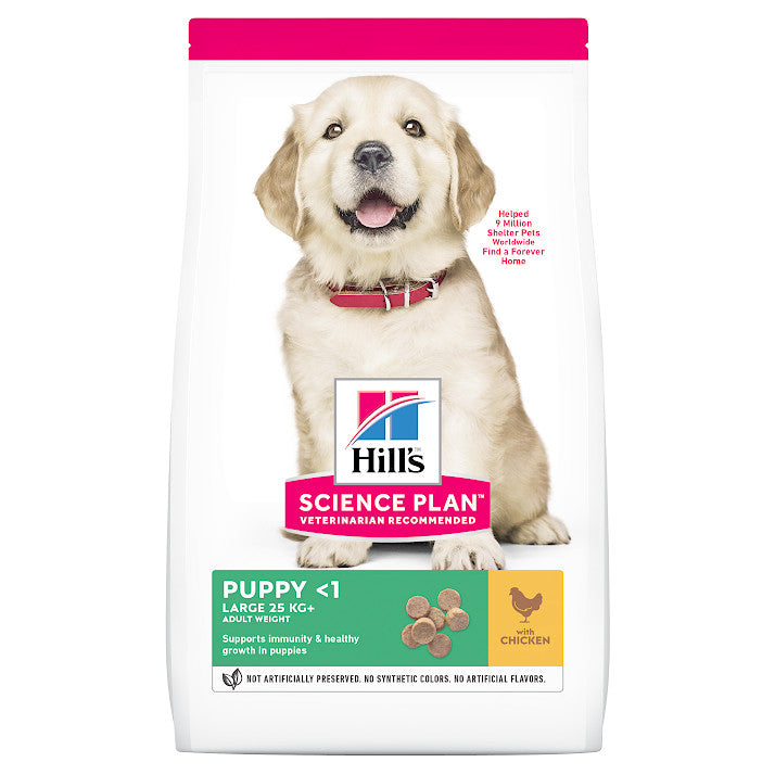 Hrana uscata pentru caini Hill's SP Canine Puppy, Large Breed, Pui, 14.5kg