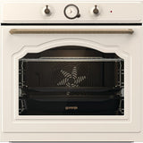 Cuptor Incorporabil GORENJE BOS67372CLI, Electric, Airfry, Gatire asistata cu abur, 12 functii, Raft telescopic, 77 l, Clasa A, Bej