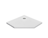 Cadita de dus pentagonala Radaway Doros PT Compact 90x90x5 cm acril alb