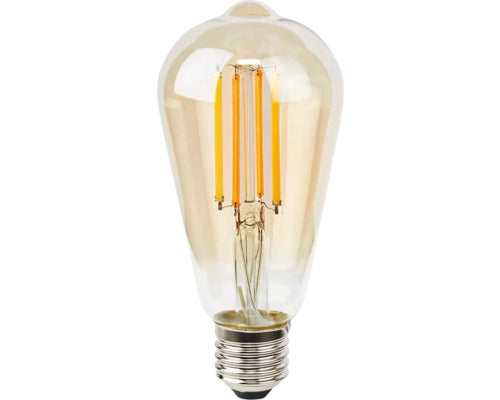 Bec Vintage Led Variabil Nedis E27 7w, Glob Para St64, Durata De Viata 10.000 H, Lumina Calda, Conexiune Wifi