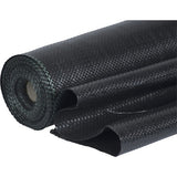 Folie antiburuieni polipropilena tesuta neagra 1,5x20m(100g/m)
