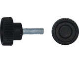 Suruburi Metrice Randalinate Dresselhaus 6x20 Mm Otel & Plastic Negru, 20 Bucati, Pentru Infiletare Manuala