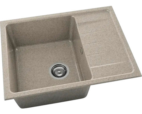Chiuveta Bucatarie Granixit Cu O Cuva Fat Avangard 238 65x49 Cm, Cu Picurator, Reversibila, Aggregate