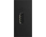 Priza Usb Simpla Livolo Tip A, 1 Modul, Negru